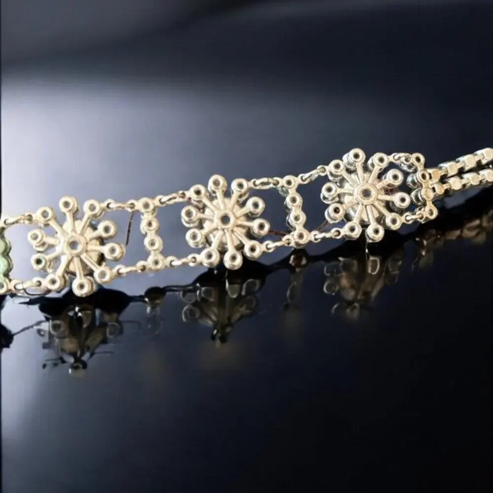 VTG 50s Crystal Tennis Choker Young lady or Women's XS neck 11 inches